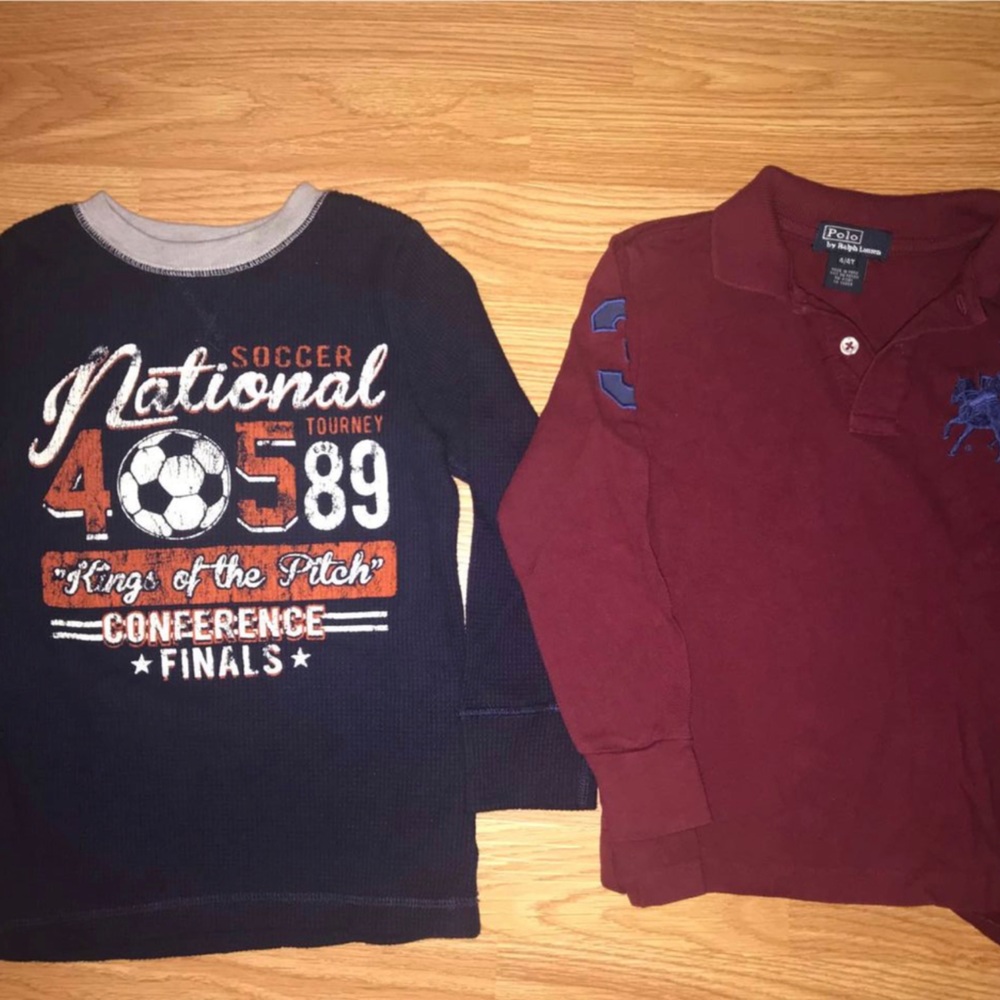 Boys Long Sleeve-Size 4